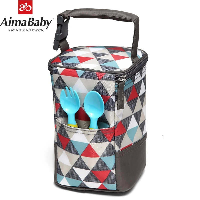  Portable Baby Feeding Milk Bottle Warmer Thermal Mummy Bottle Insulation Tote Hang Bag for Baby Bot