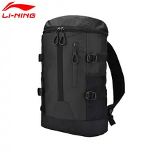 Li-Ning унисекс Городской Спортивный Рюкзак с подкладкой из полиэстера спортивные сумки ABSM164 EAMJ17