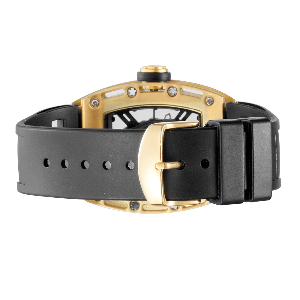  Men Watch Quartz Watch Military Silicone Strap Wine Barrel Dial Face Men's Watch Diamond 3D Frosted