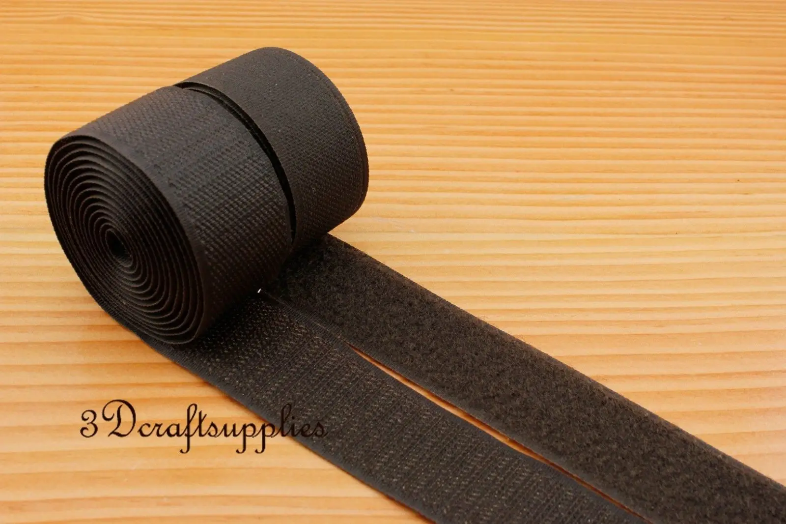 3/4 inch Hook and loop fastener Tape strap velcrostrap Sewing deep brown 5 yards MX10in Bag