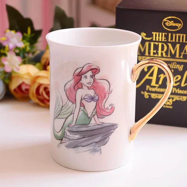 Оригинальная маленькая Русалочка Jasmine Belle милый фарфоровый кофе молочные золотые