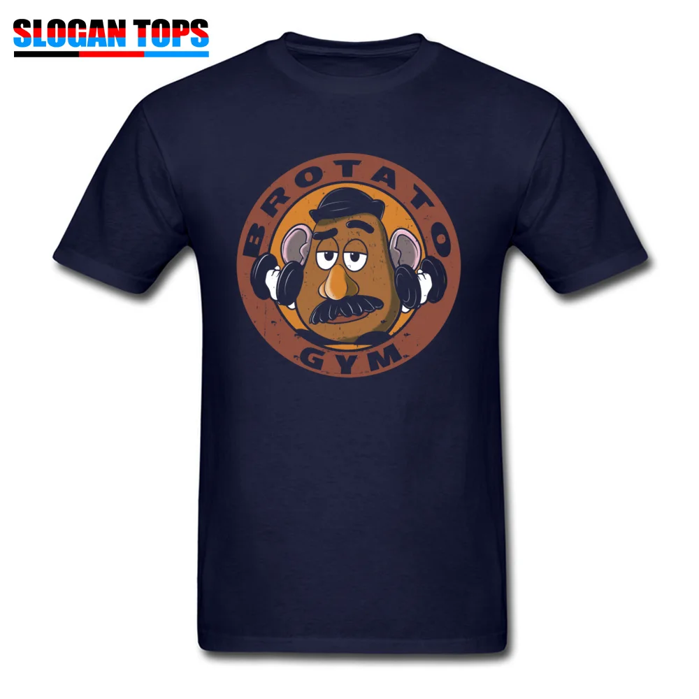 New Arrival Men Tshirts BROTATO GYM Leisure Tops Shirts Pure Cotton Short Sleeve Custom Sweatshirts O Neck Free Shipping BROTATO GYM navy