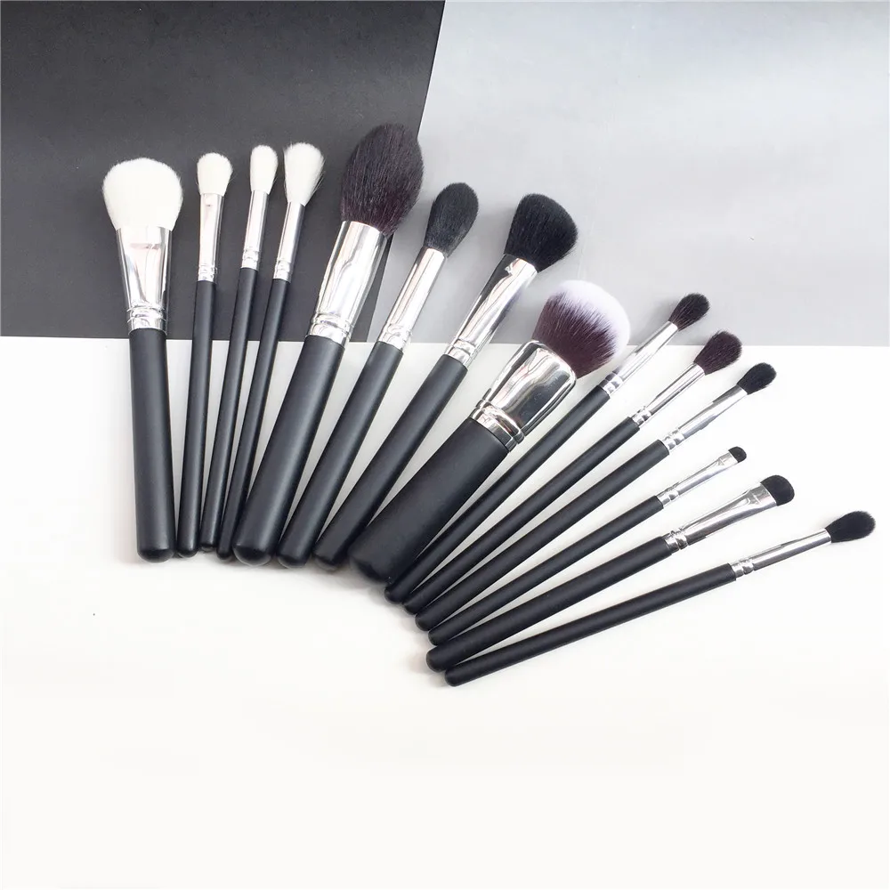 Preise 14 stück Pinsel Set Kit (M104 M330 401 422 439 438 503 M504 M505 M508 M510 M511 m521 M523) schönheit Make Up Pinsel Mixer Werkzeug