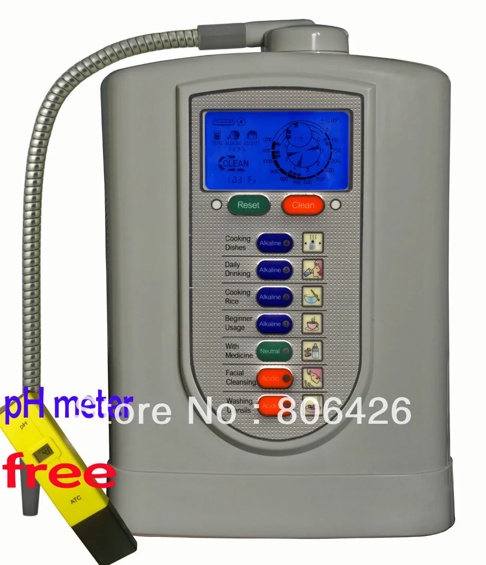 Free shipping 5 Plates Alkaline water ionizer machine(Japan Tech,China made)with built-in NSF filter+pH meter(without battery) Free shipping 5 Plates Alkaline water ionizer machine(Japan Tech,China made)with built-in NSF filter+pH meter(without battery)