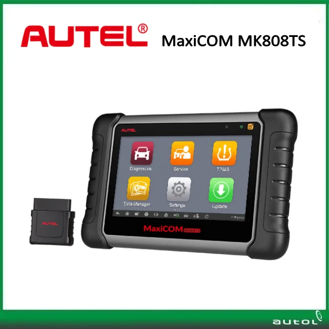 100 Original Autel Authorized Distributor Autel MaxiCOM MK808TS OBD2 Diganostic Scanner with font b tpms b