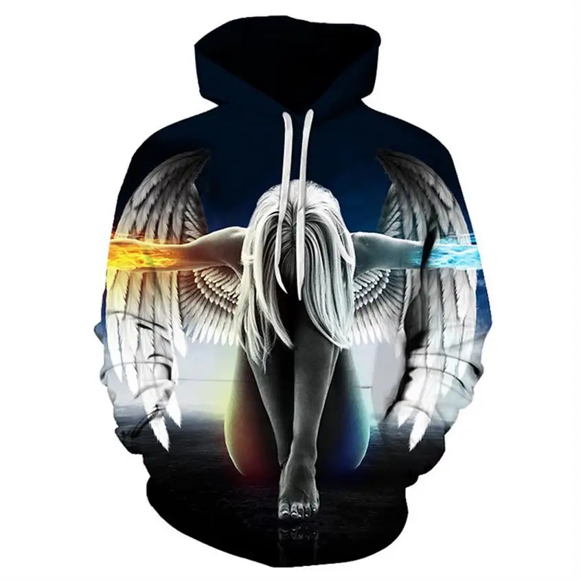 

Angel 3d print Hot hoody Hoodies Men Women Fashion Winter Spring Sportswear Hip Hop Tracksuit Hooded Sweatshirt Unisex pullover