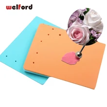 5 отверстий EVA кухня помадка торт украшения цветок пены выпечки коврики приспособления для изделий из сахара Губка колодки Кондитерские