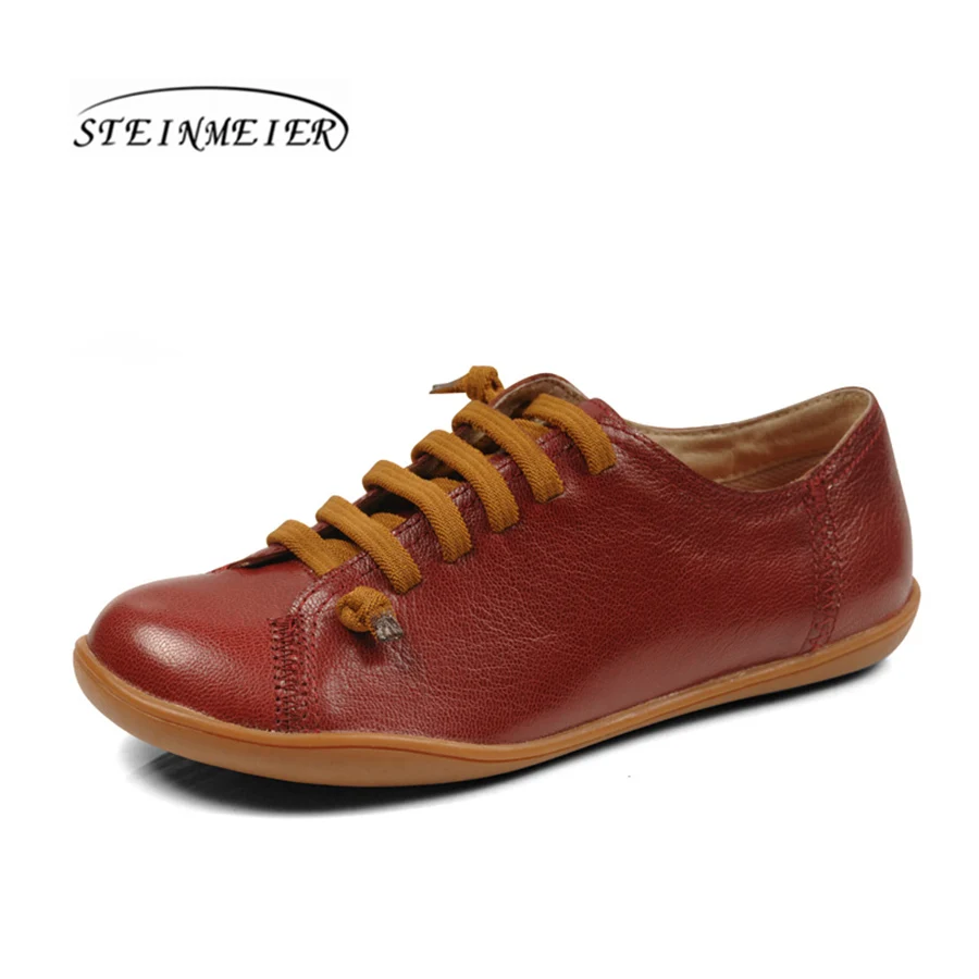 

Women flat shoes genuine leather barefoot Casual Shoes woman Flats ballerinas sneakers Female Footwear spring shoes 2019