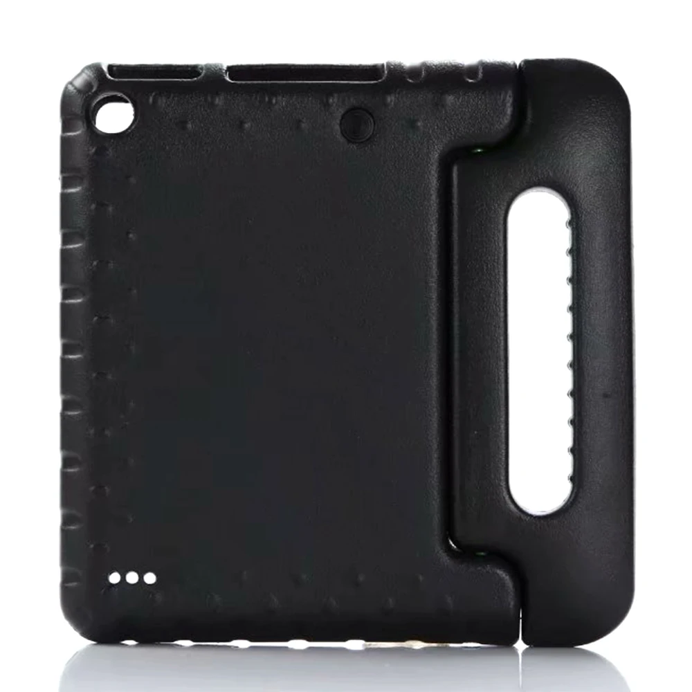 Детская Противоударная переносная крышка чехол для Samsung Galaxy Tab A SM-T510 SM-T515 T510 T515 чехол для планшета крышка рулевого колеса - Цвет: black