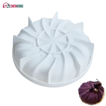 

SHENHONG Art 3D Cake Mould Home Party Forms Cream Mold Silicone Mousse DIY Baking Cookie Mould Fondant Bakery Brownie Homemade