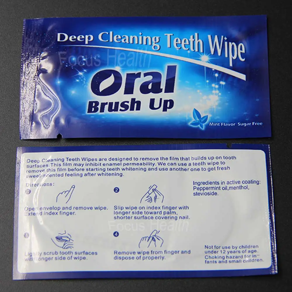Professional Teeth Whitening Kit 4 Gel 2 Strips 1 LED White Tooth Bleach Blanchiment Dent Tanden Bleken Blanqueador Dental Care Teeth Wipe