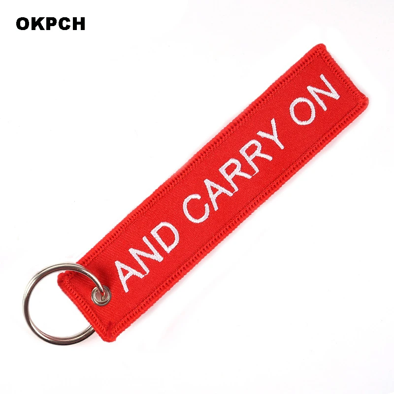 KEEP CALM Мода Запуск патч с кольцом для мотоциклов и автомобилей Вышивка брелоки PK-0074