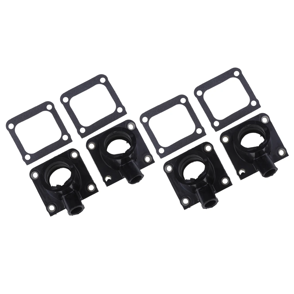 Carburetor Intake Manifold Boot & Gasket for Yamaha Banshee 350 YFZ350 87-06, Set of 4
