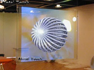 

Free Shipping! 6m*1.524m transparent rear projection film adhesive rear projection screen film best quality with low price