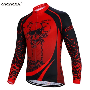 

GRSRXX 2020 Pro Long Sleeve Cycling Jersey Spring MTB Bike Wear Clothes Bicycle Clothing Ropa Maillot Ciclismo Cycling Clothing