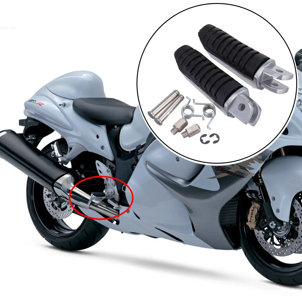 Aluminum Front Footrests Foot pegs For Suzuki V Strom 650 1000 DL650