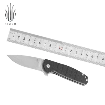 

Kizer survival knife folding pocket knife Gemini V3471N1 high quality G10 handle knife camping outdoor hand tool