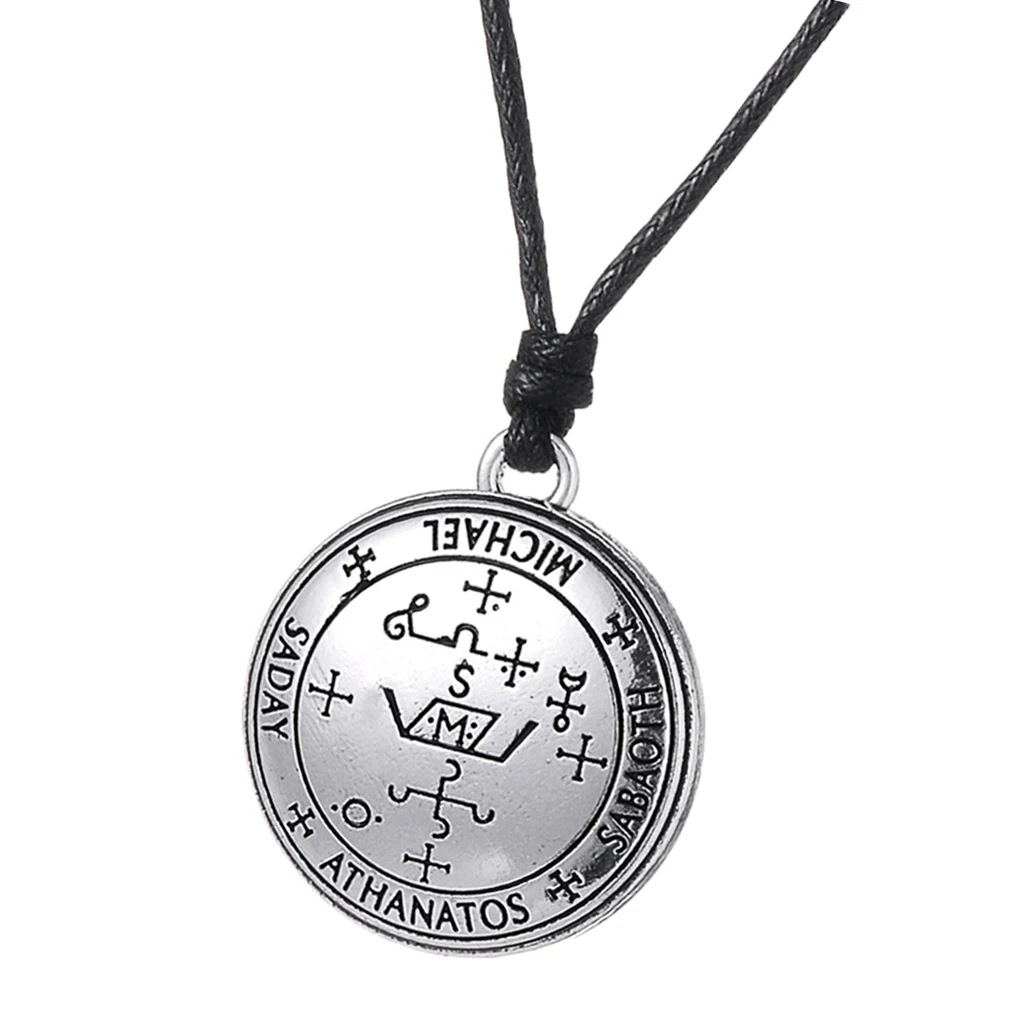 Винтажный Sigil of Archangel Talisman амулет ангел ювелирные изделия подвеска ожерелье|vintage