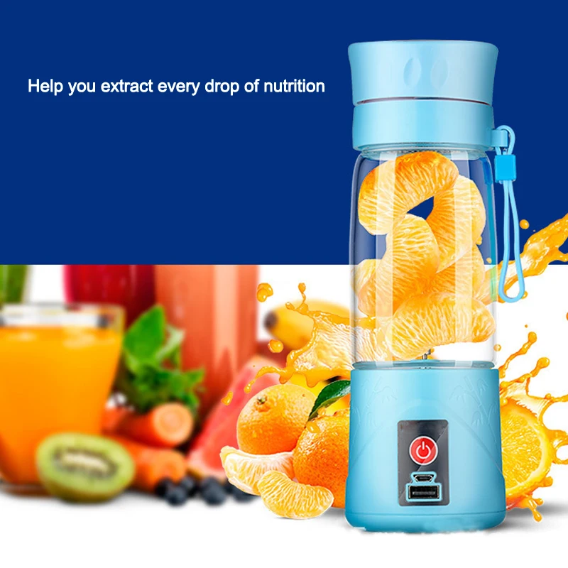 Glass Juice Cup Juice Cup Rechargeable Household Small Whirlpool