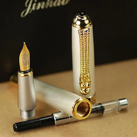 JINHAO 1000 off-white M перьевая ручка+ шариковая ручка