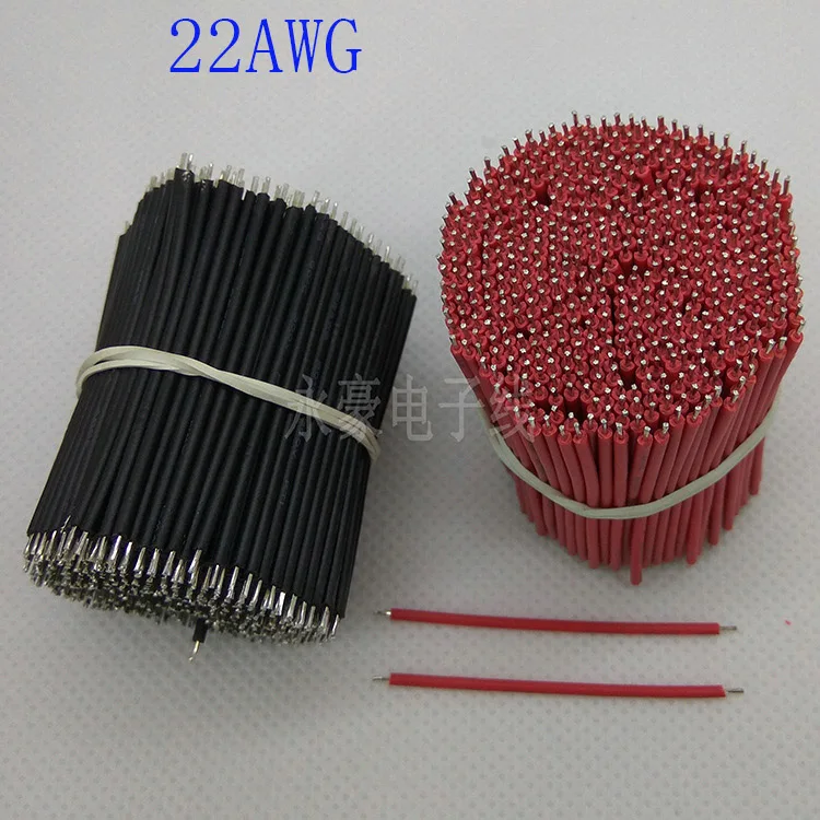 200/больше. 22awg 30 мм черный и красный Олово электронный провод кабель 80 градусов