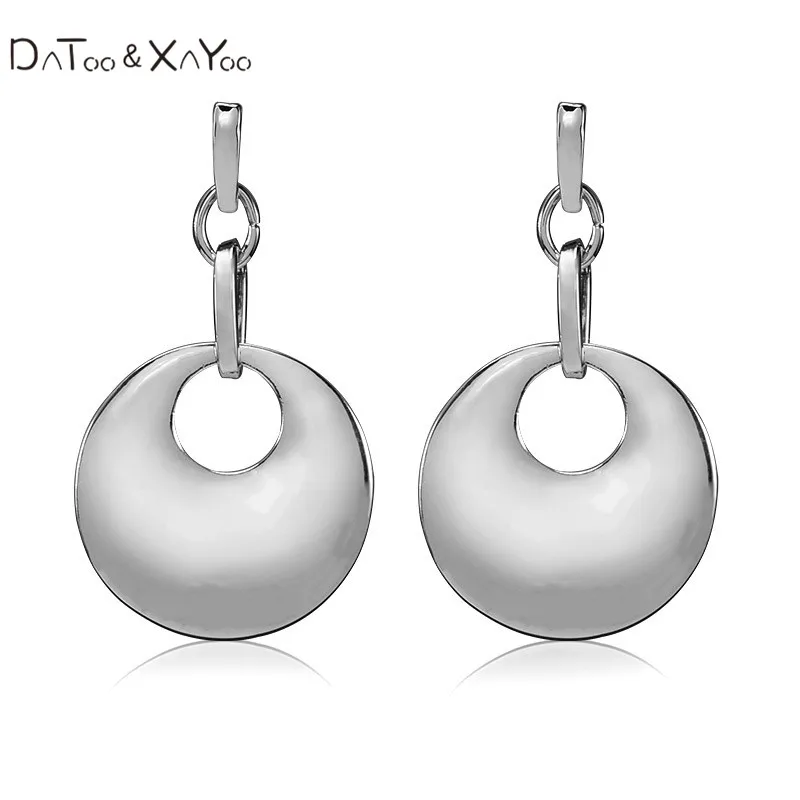 DAToo & XAYoo Korean New Fashion Trumpet Shaped Alloy Earrings Simple