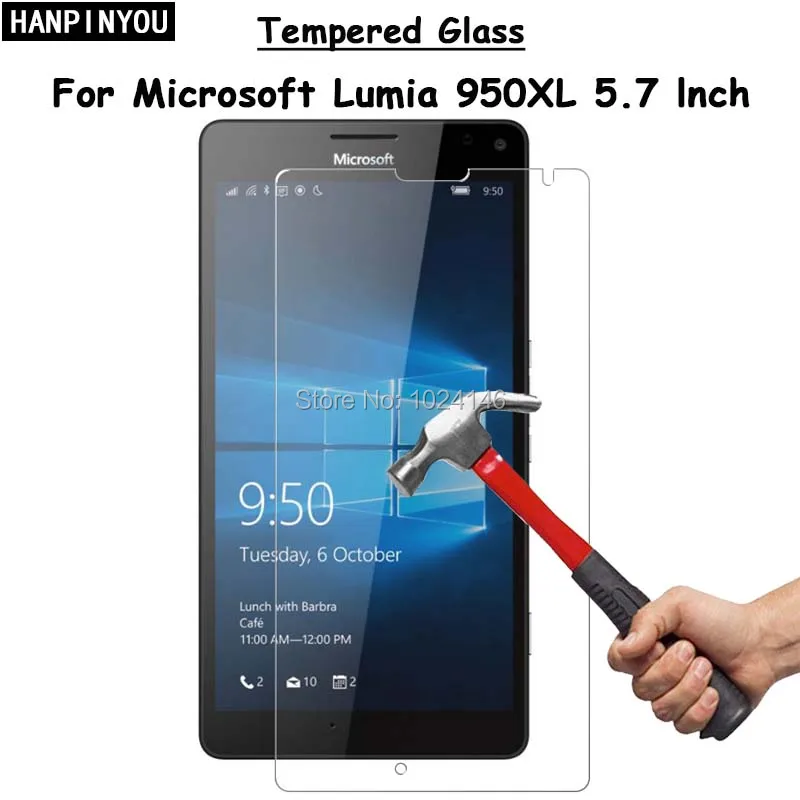 Прозрачное закаленное стекло для Microsoft Lumia 950 XL 950XL ультратонкая Взрывозащищенная