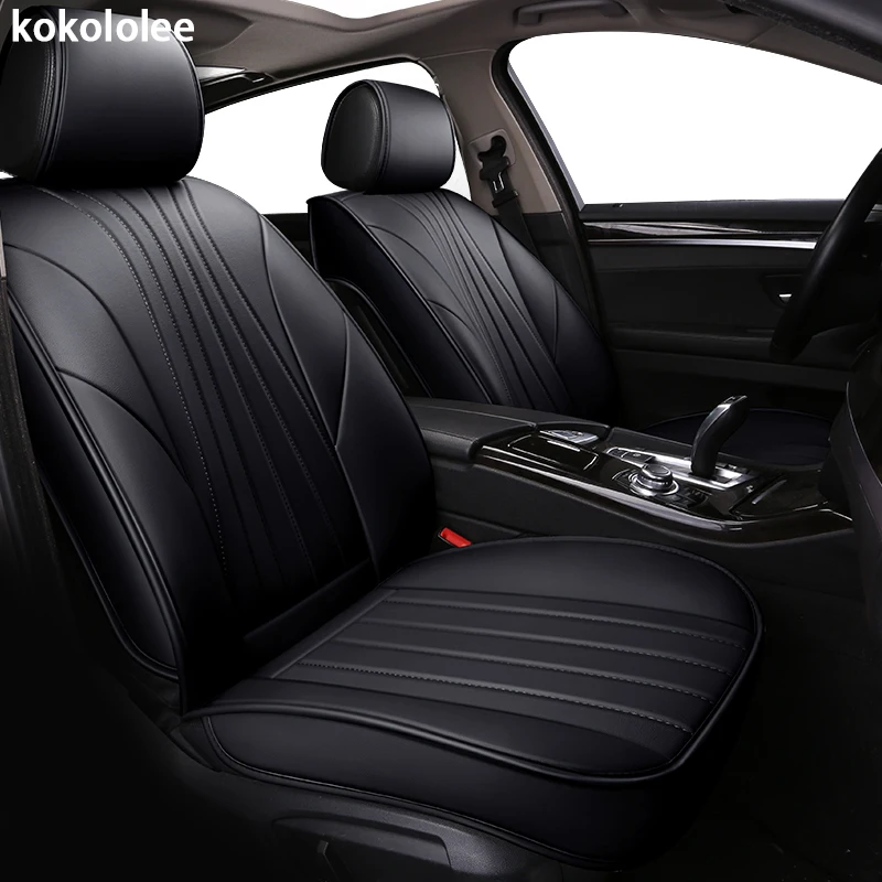 Автомобильные чехлы kokololee из искусственной кожи для honda crv lada largus volvo s80 koleos vw golf jimny