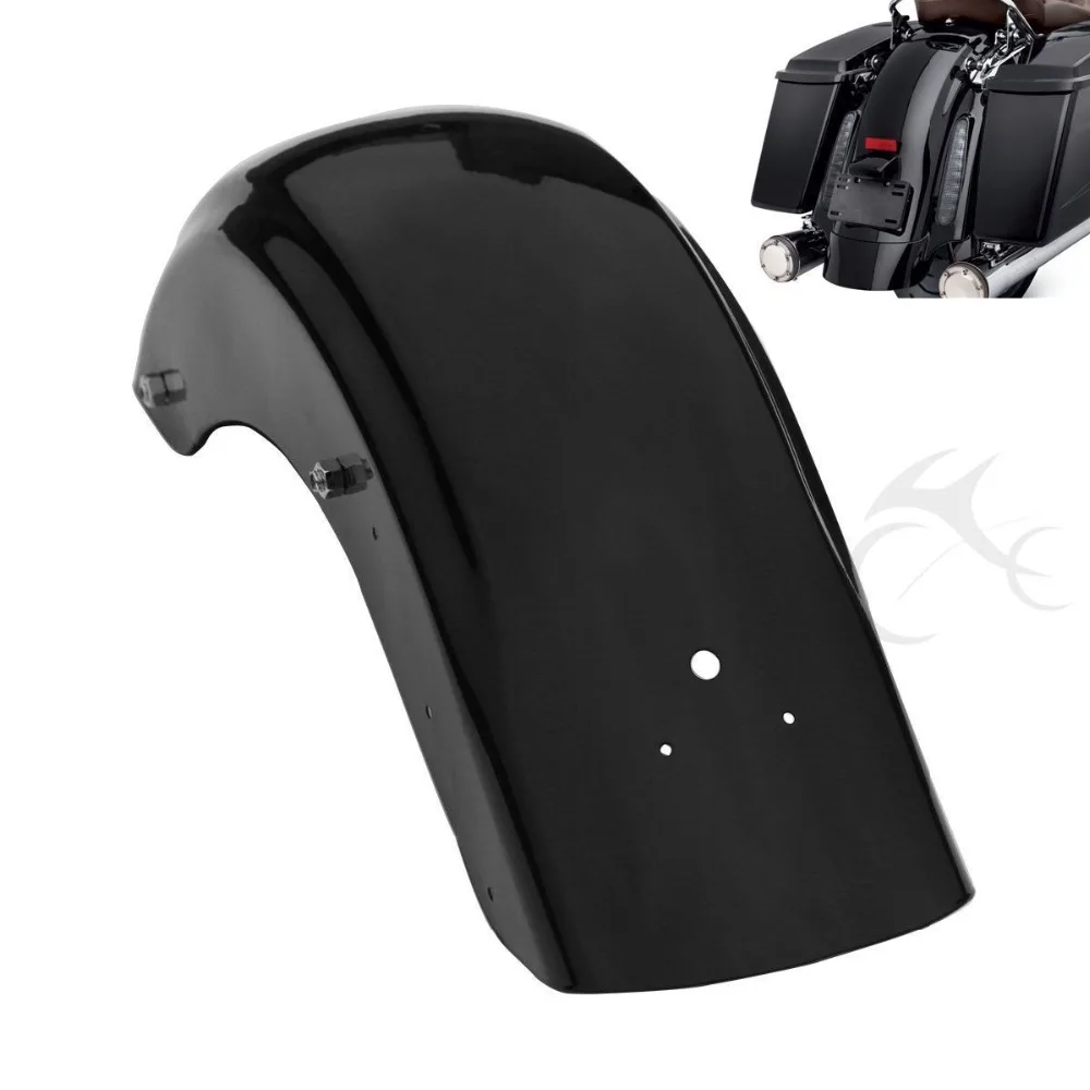 

Black CVO Style Rear Fender For Harley Touring Electra Road Street Glide 2009-18