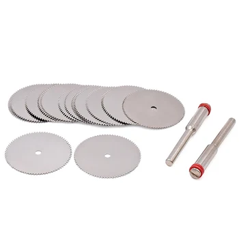 

10pcs Circular Saw Blades Wood Cutting Wheel Woodworking Discs Rotary Tools For Dremel Cutting Tools Accessories 22/25/32mm