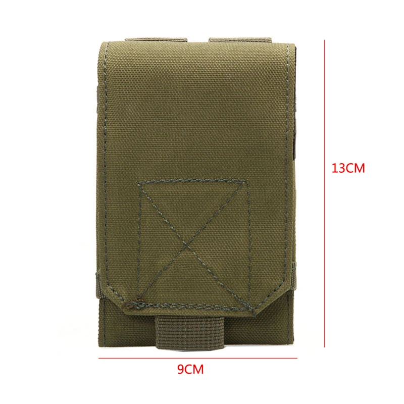  4.5-5.3 inches Tactical Holster MOLLE Army Camo Camouflage Bag Hook Loop Belt Pouch Holster Cover C - 32760454881
