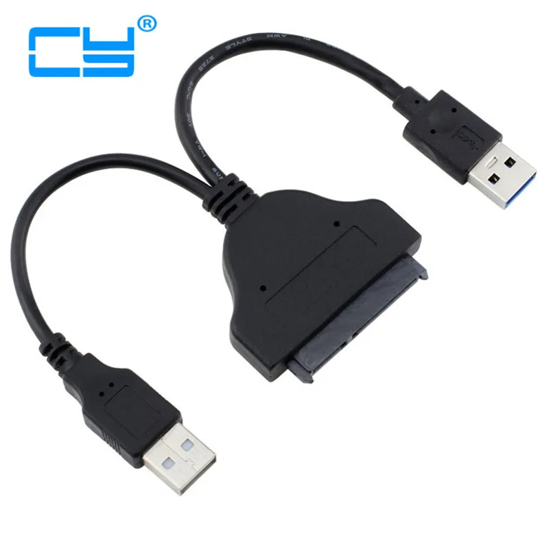 USB 3 0 к SATA 22 Pin 2 5 драйвер жесткого диска SSD HDD адаптер кабель/USB кабель питания
