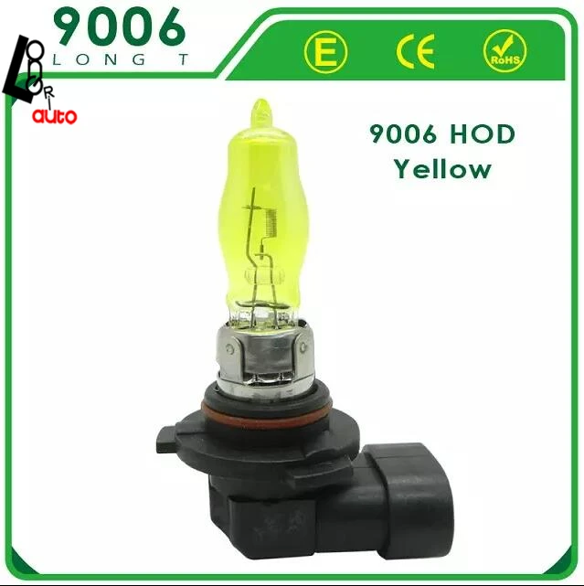 2X3000 K желтый 12V 100W HOD 9006 Противотуманные фары галогенная лампа | Автомобили и