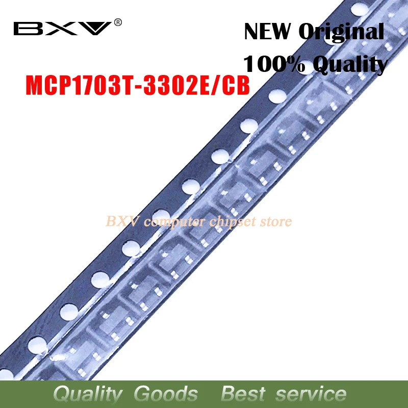 10 шт. MCP1703T-3302E/CB SOT-23 MCP1703 3 В SOT23 MCP1703T новый оригинальный | Электронные компоненты и