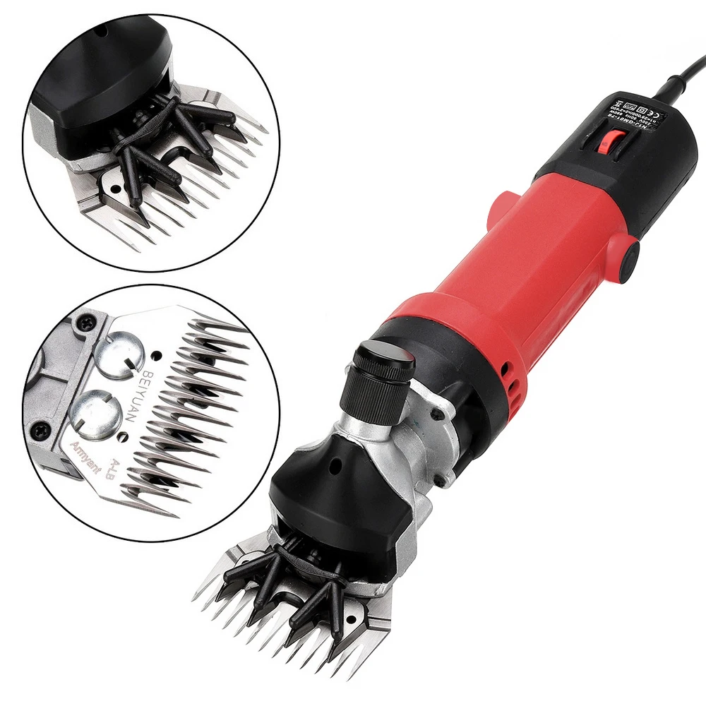 

680W 13 Teeth Sheep Shears 6 Speed with Extra Tooth Blade Electric Sheep Goat Shearing Machine Sheep Clipper Cutter Wool Scissor