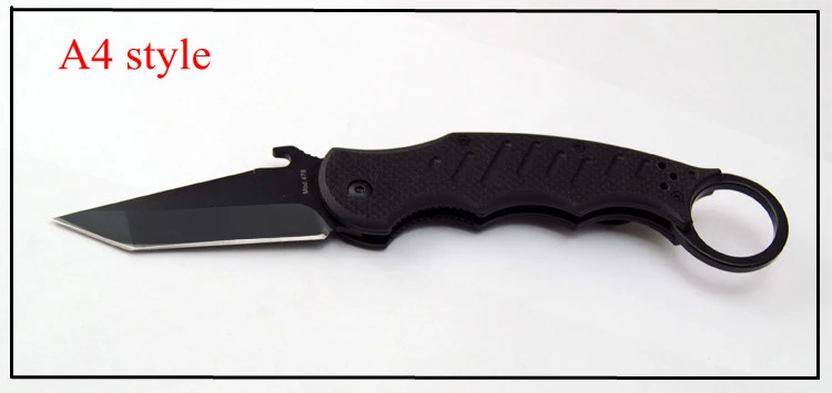 Новый karambit тренировочный подарок складной нож G10 Ручка 5cr13mov Лезвие 60 HRC кемпинг