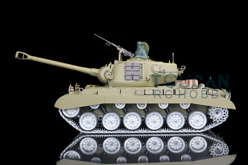 HengLong 1/16 USA Pershing M26 RTR RC Tank индивидуальные Ver металлические дорожные колеса 3838 TH00018|rc