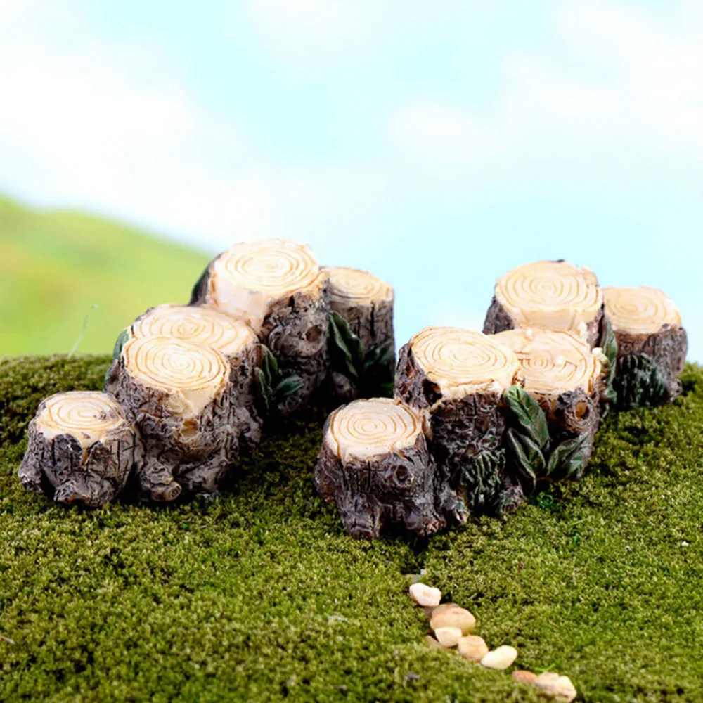 DIY Miniature Tree Flower Garden Fairy Ornament Plants Home Decoration Craft