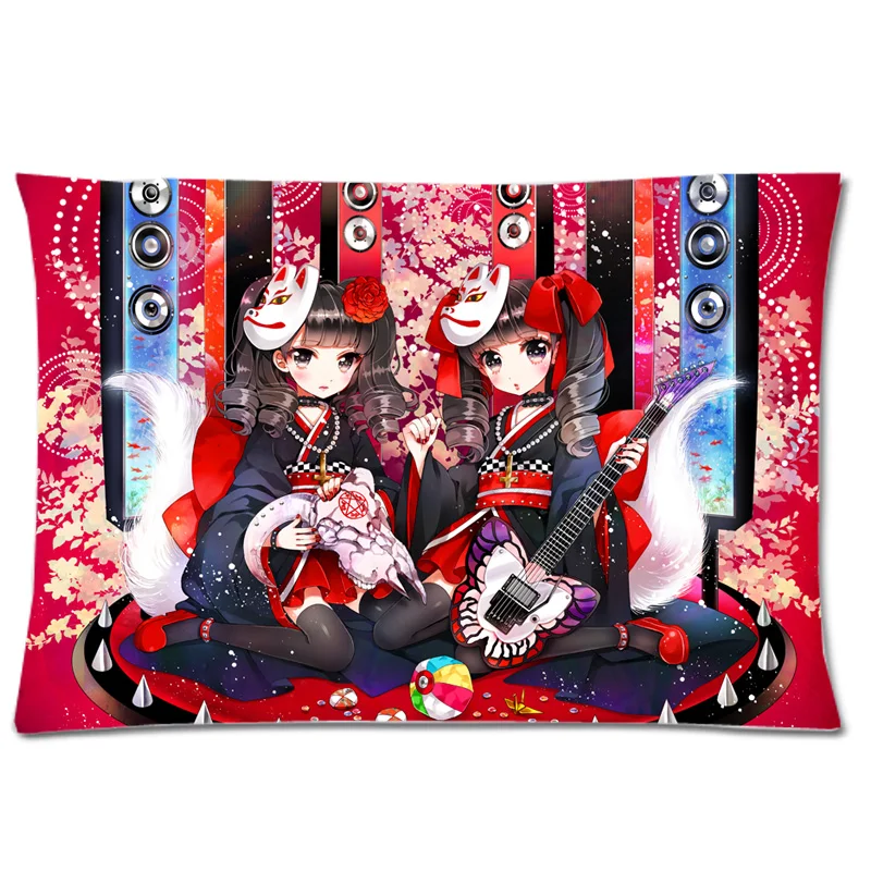 BABYMETAL Двусторонняя наволочка индивидуальная Подушка с принтом Прямоугольная