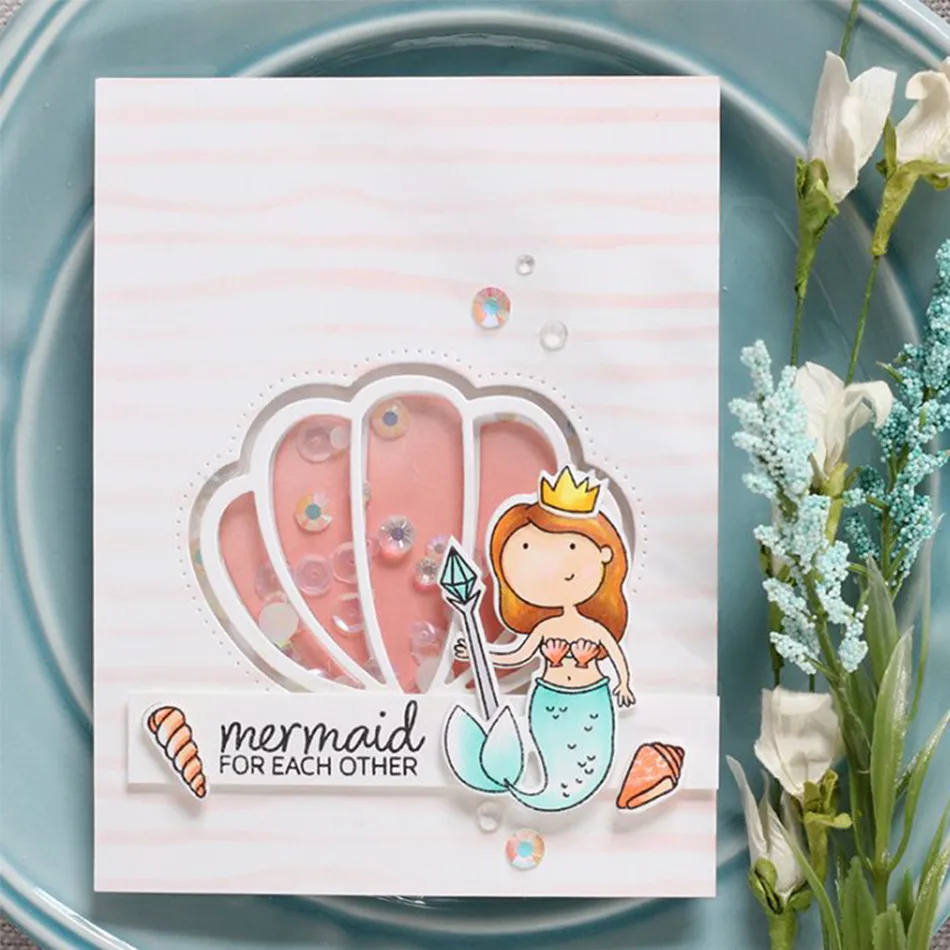 

Eastshape DIY Dies Shell Metal Cutting Dies for Scrapbooking Card Making Album Embossing Crafts Frame 9*7.5 cm New Arrive 2019