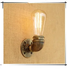 Лофт Промышленные Люстры Европейский Дворцовый стиль Железный стеклянный Хрустальный настенный светильник E14 светодиодный Бра современная настенная лампа для прикроватного ванная комната