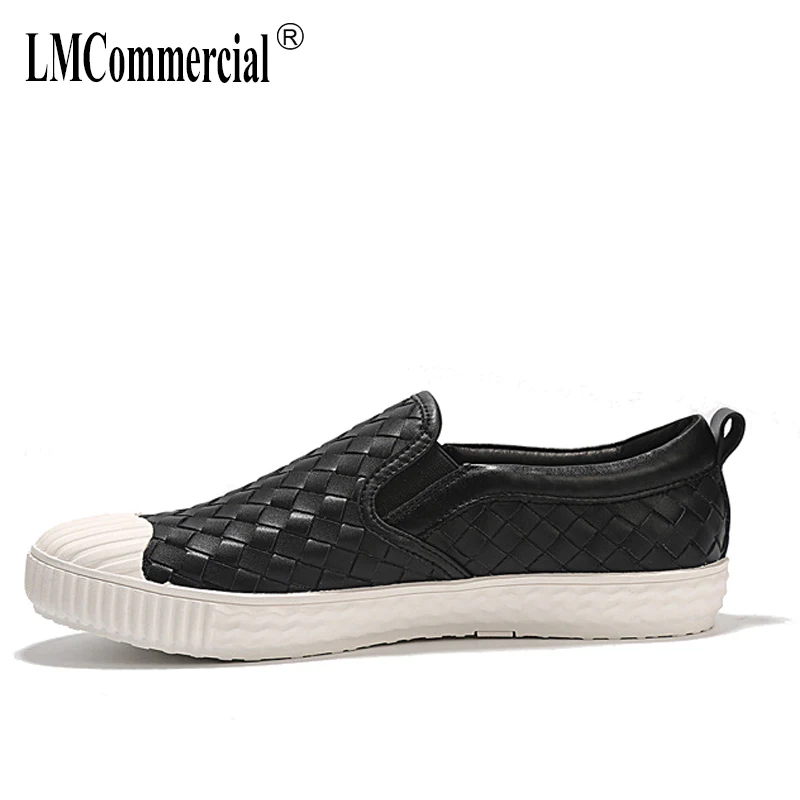 

men's shoes Genuine leather spring autumn summer all-match cowhide breathable sneaker fashion boots men casual loafer Driving