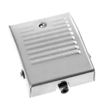 Новинка, педаль для татуировки, ножной переключатель из нержавеющей стали, RCA, соединительный шнур для татуировочной машинки для татуировки, источник питания, 1 шт., серебристый