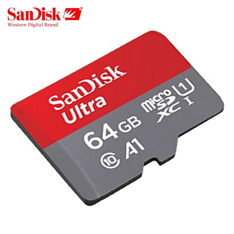 100% оригинальная карта памяти SanDisk Micro SD 16 ГБ 32 64 TF класса 10 UHS-I Microsd 128 для samrtphone table PC