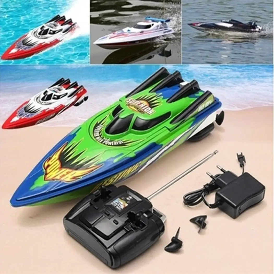 دائم RC 2.4 GHz التحكم عن بعد قارب 180 دقيقة عالية 30 m سرعة سباق> 6 سنة قوارب 1x9 V بطارية جافة دائم RC 2.4 GHz التحكم عن بعد قارب 180 دقيقة عالية 30 m سرعة سباق> 6 سنة قوارب 1x9 V بطارية جافة