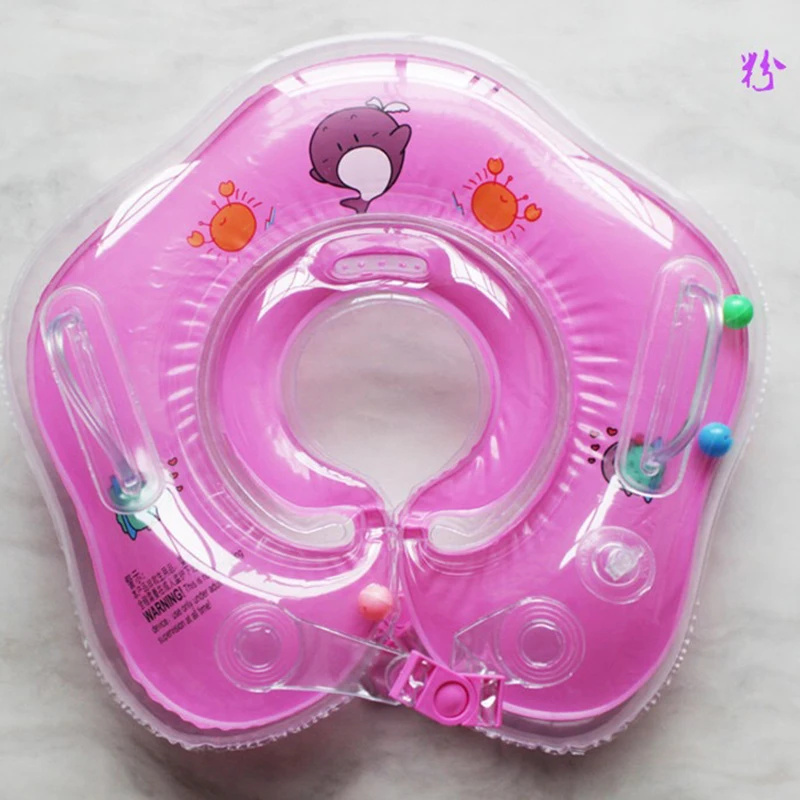 Newest baby float swimming ring infant baby Inflatable neck ring Safety Baby Tube Ring baby bath swimming pool accessories