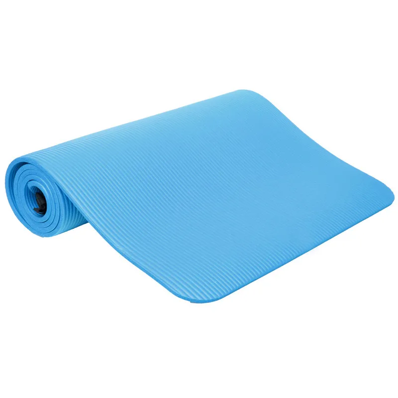 SGODDE 183*61*1 см толстый нескользящий коврик для йоги, мягкий коврик для спортзала, складные коврики для пилатеса, оборудование для бодибилдинга и фитнеса - Цвет: Синий