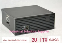 NEW 2u computer case ultra-short 2u server computer case 2u embedded computer case mini itx aluminum panel
