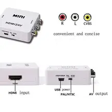 HDMI Женский до 3 RCA штекер Видео Аудио av-кабель адаптер конвертер Разъем для ТВ-палки телеприставка(HDMI вход в AV выход
