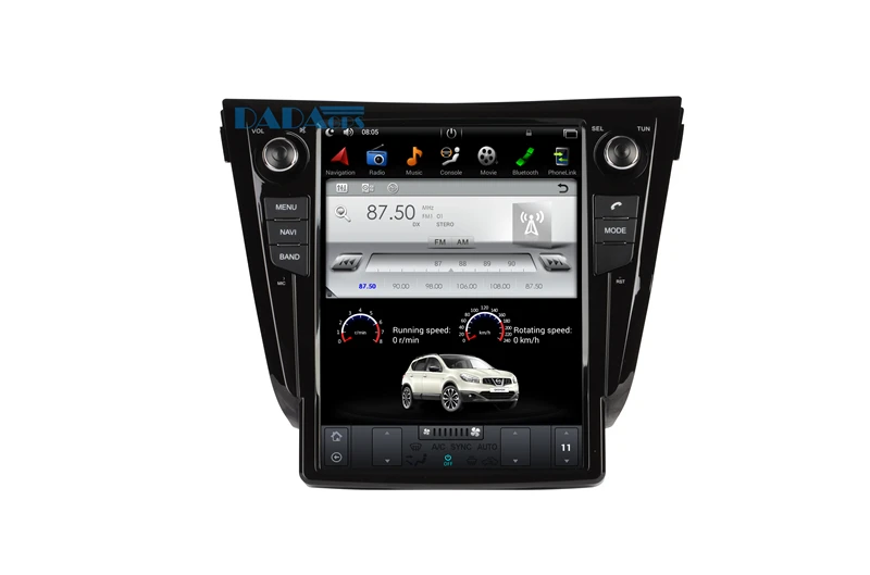 Clearance Tesla Style12.1 inch Android 6.0 Car Radio GPS Navigation DVD Player for NISSAN X-TRAIL Rogue 2013-2018 Audio Stereo Multinedia 1